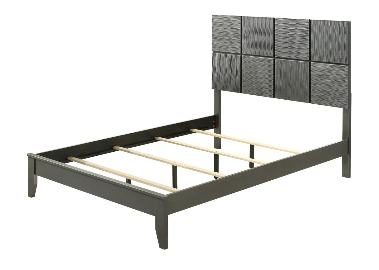 Denker Gunmetal Bed (Full-Size)