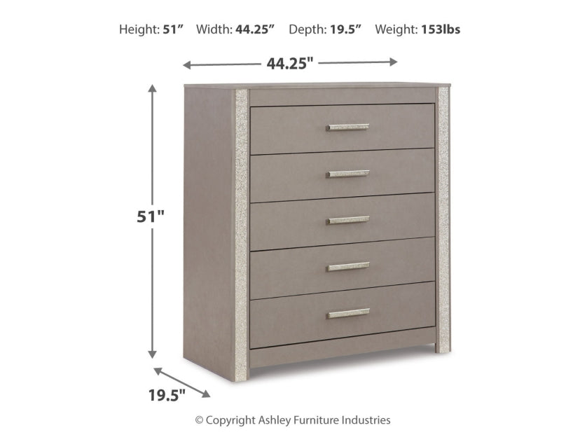 Surancha 5 Drawer Chest of Drawers