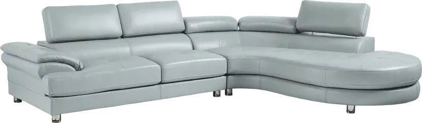 Faux Leather Sectional