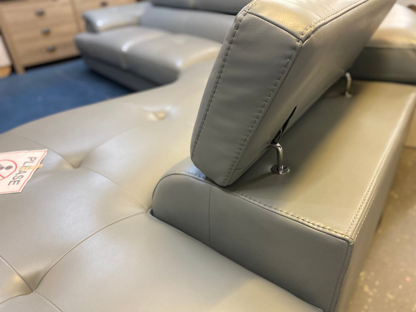 Faux Leather Sectional