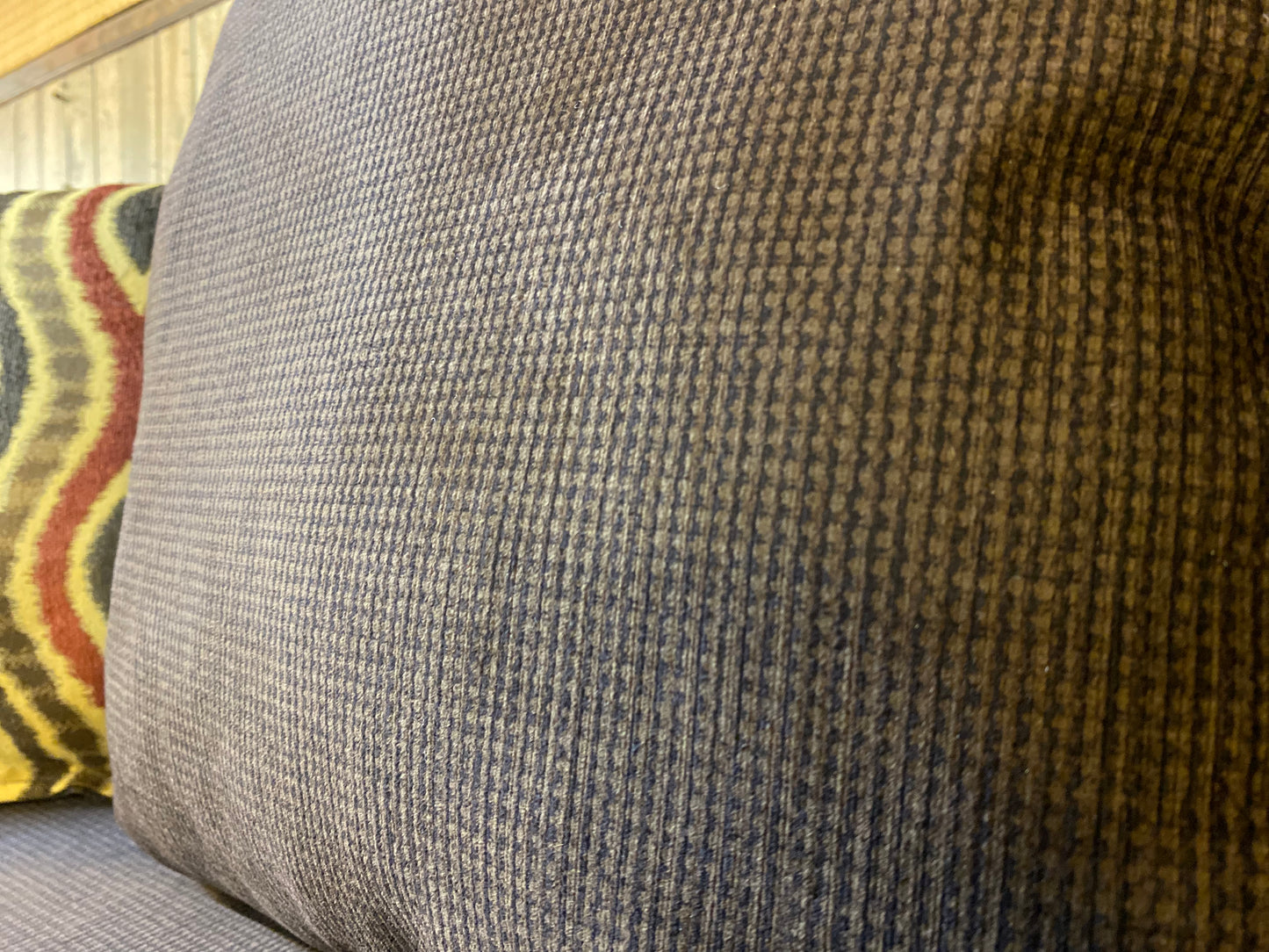 Brown, Buttoned Living Room Suite