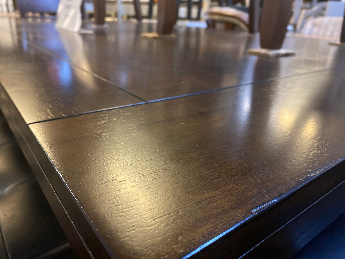 Dining Table With Four Chairs, A Bench, And A Leaf (0001SND)