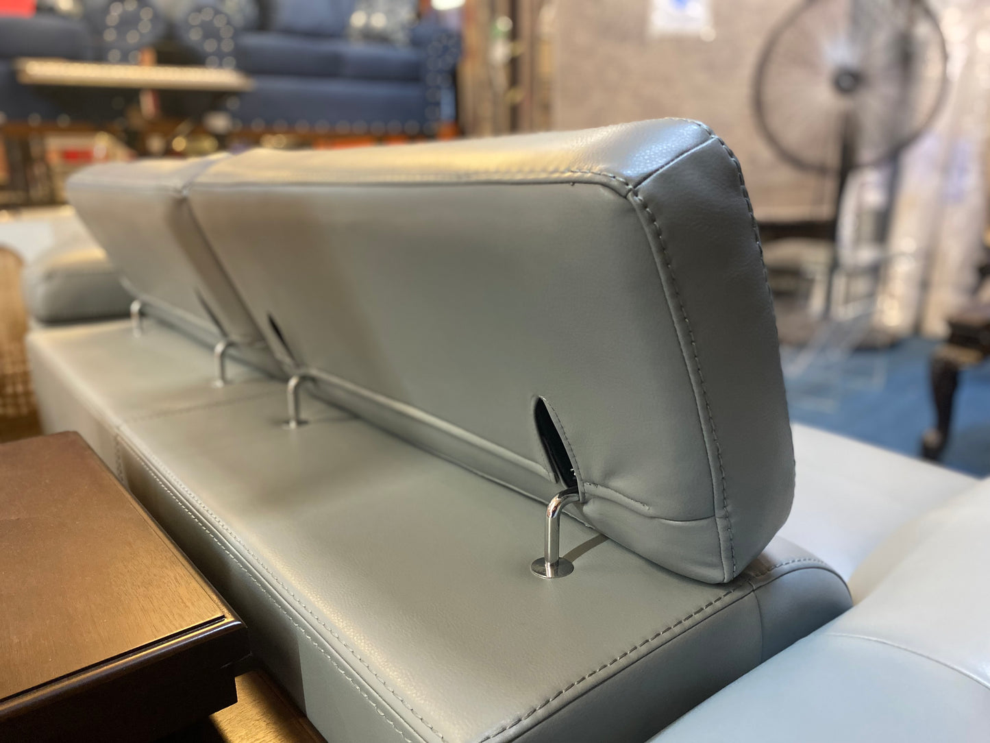 Faux Leather Sectional