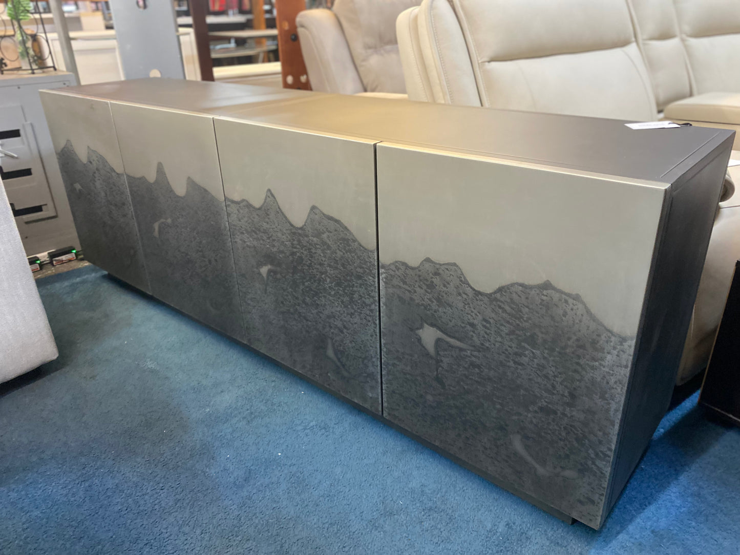 Roxdale Acid-Wash Metal Sideboard