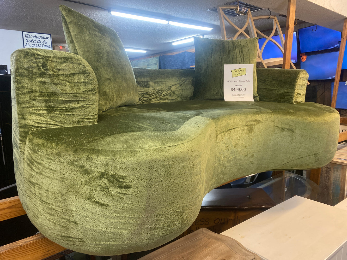 KEIKI Luxury Curved Sofa