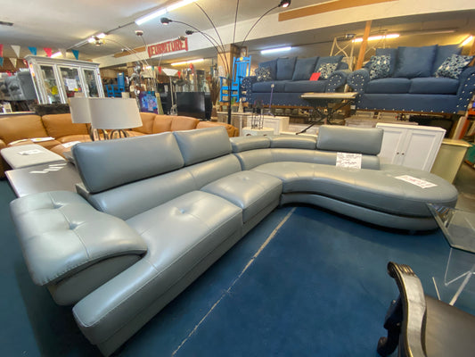 Faux Leather Sectional