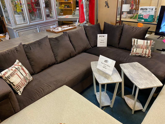 Dark Brown Sectional
