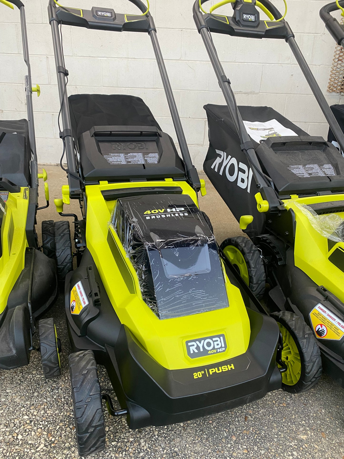 RYOBI 40V HP Brushless 20” Push Mower Kit (RY401017) – Brand New