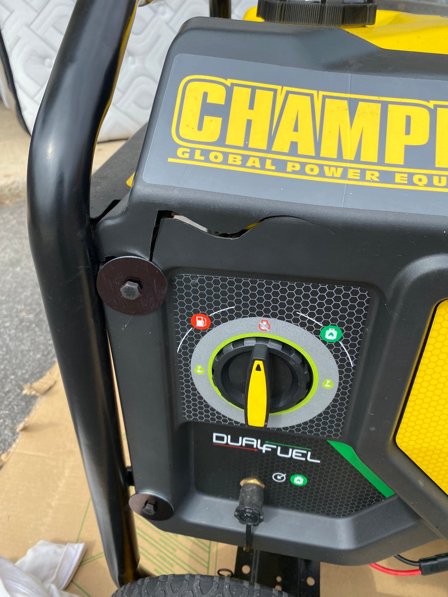 Champion Power Equipment 9375-Watt Dual Fuel Portable Generator, Electric Start