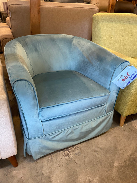 Accent Chair, Turquoise (Preowned)