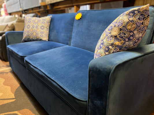 Blue Sleeper Sofa