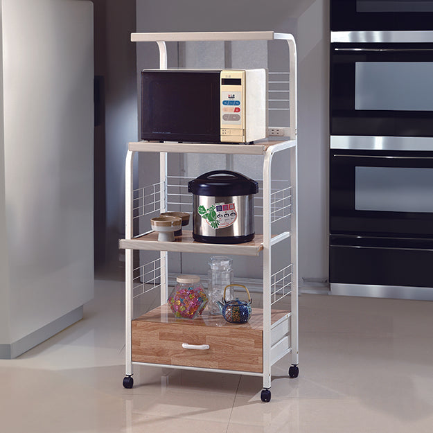 White Kitchen Cart