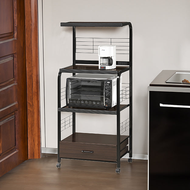 Black Kitchen Cart