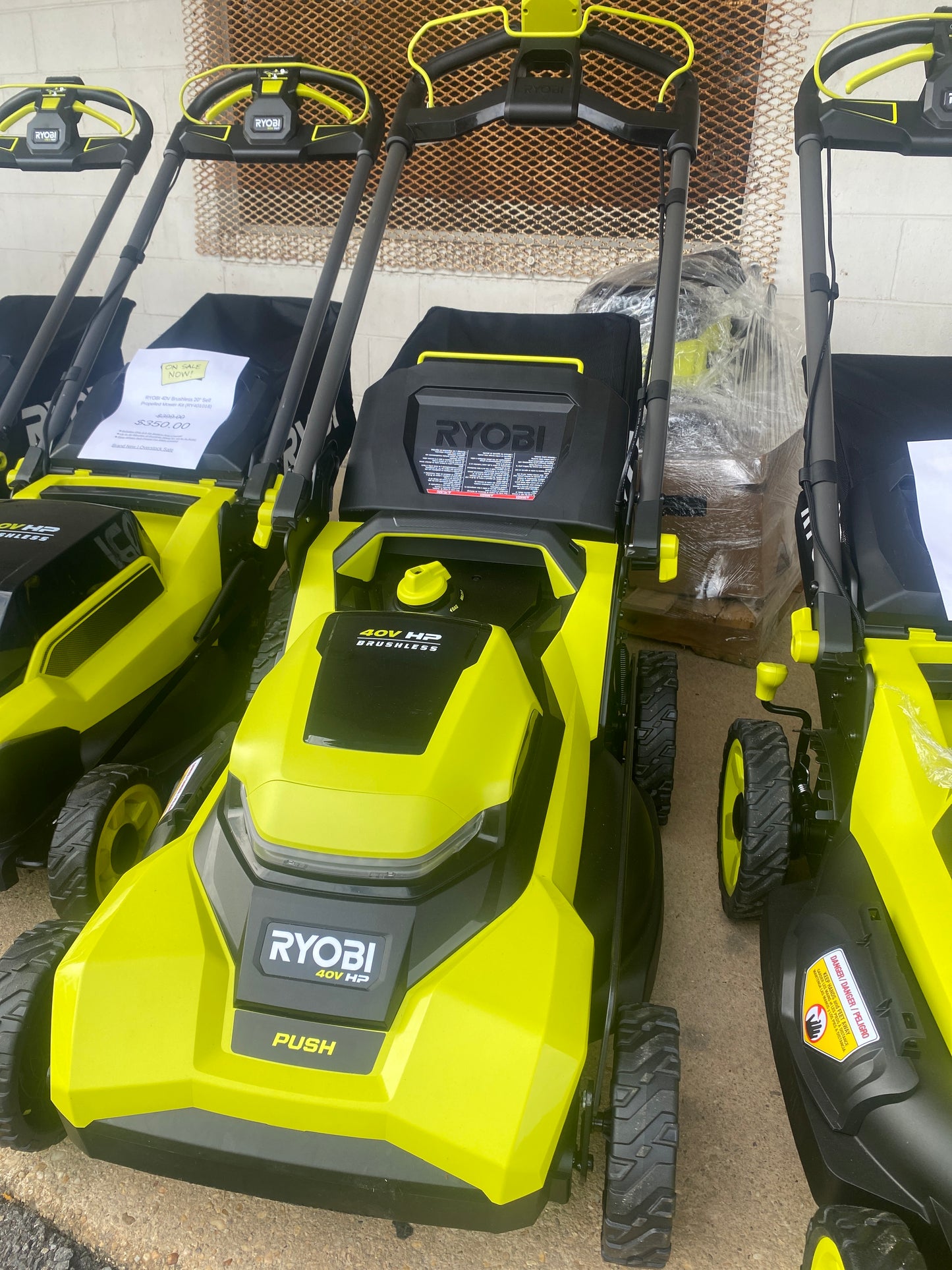 RYOBI 40V HP Brushless 21″ Push Lawn Mower Kit (Model RY40HPLM05K)