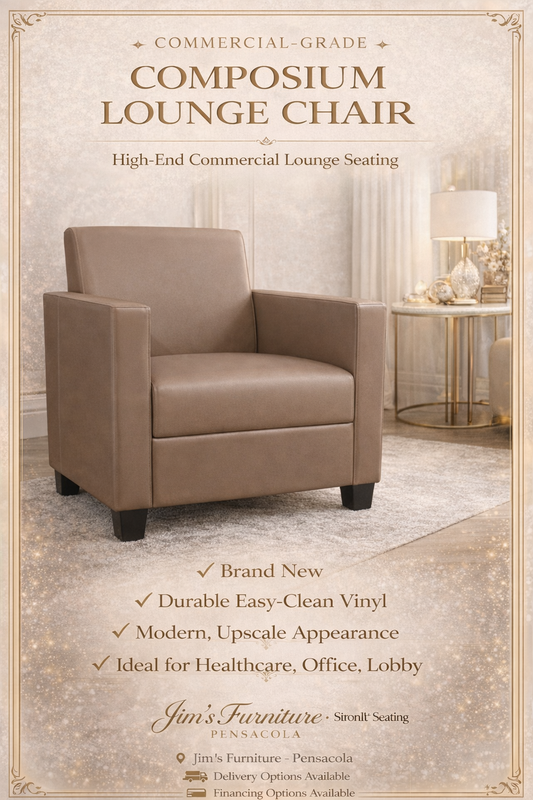 SitOnIt Seating Composium® Lounge Chair – Vinyl Upholstery