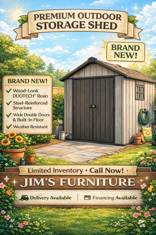 Keter Oakland 7.5 x 9 Premium Resin Outdoor Storage Shed