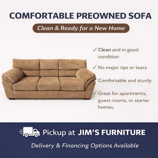 Comfortable Preowned Sofa – Clean & Ready for a New Home