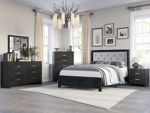 Queen Jaylen Black Bedroom Suite