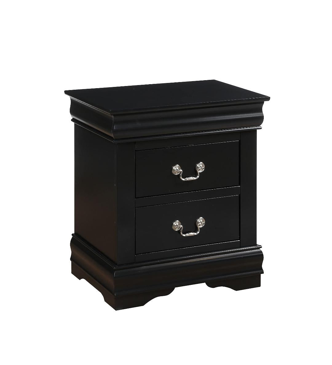 Black Louis Philip Nightstand