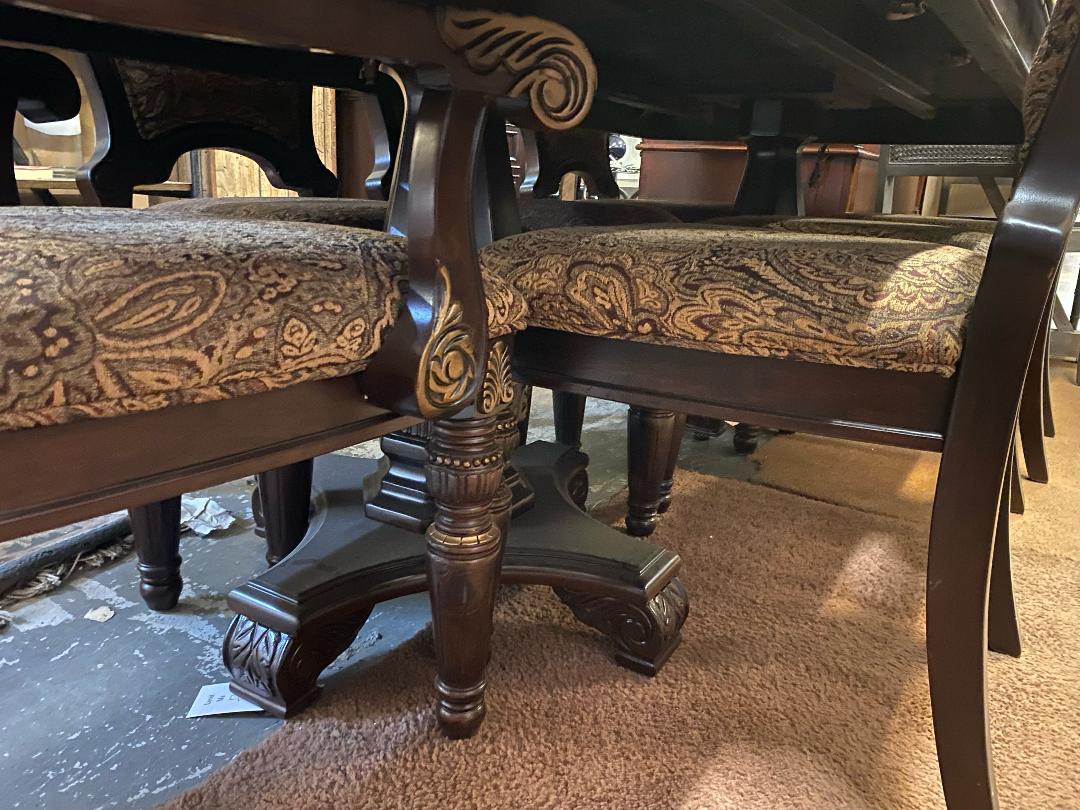 Formal Dining Room Table with Eight Chairs