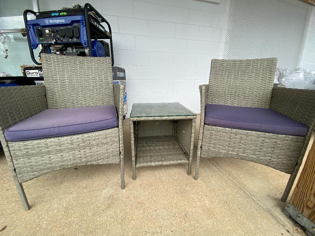 Used Three Piece Patio Set